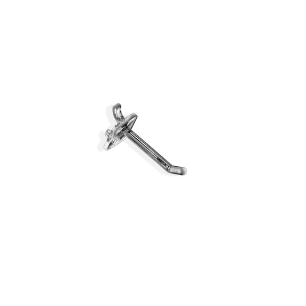 2" Plastic Hook: 0.287" Dia., PK50
